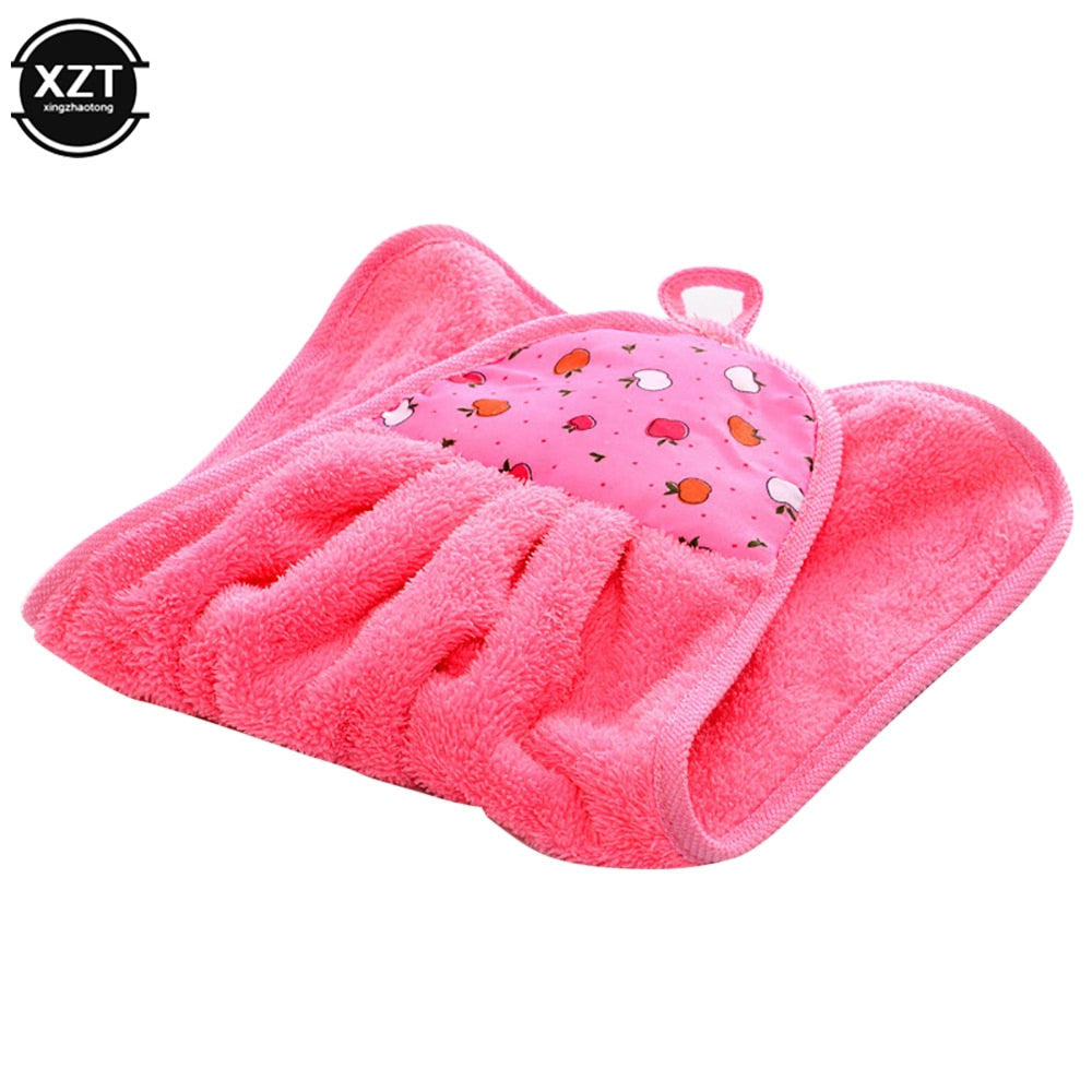 Coral Velvet Hand Towel Coral Velvet Hand Towel